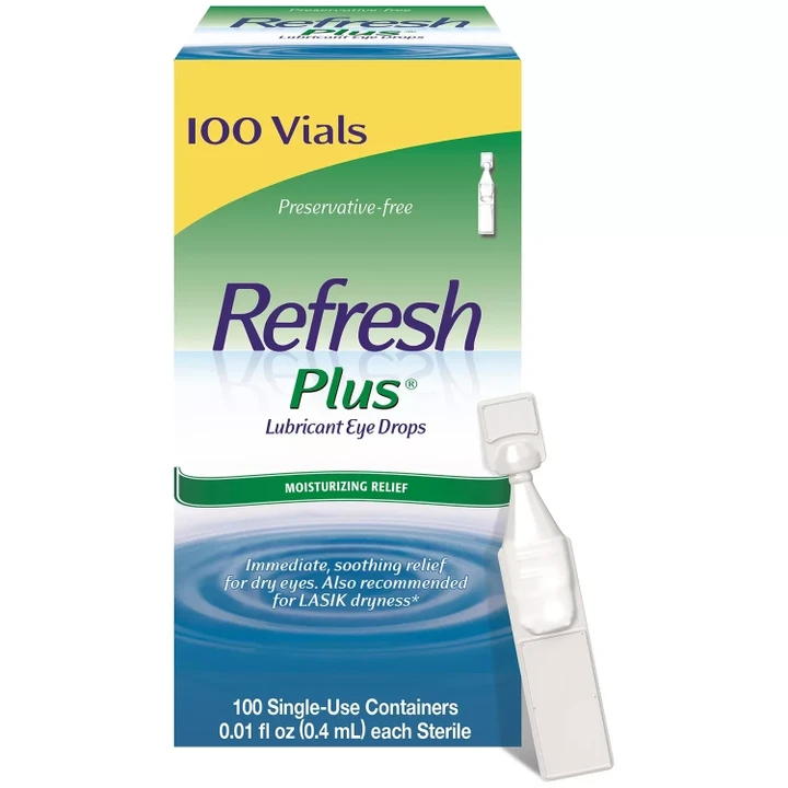 [SET OF 2] - Refresh Plus Eye Drops Single-Use Vials (100 ct.)