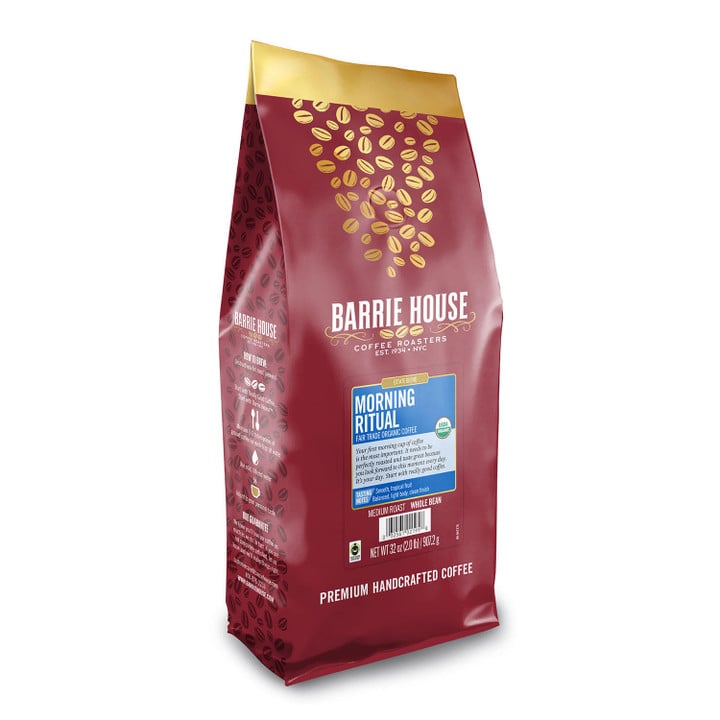 [SET OF 3] - Barrie House Fair Trade Organic Whole Bean Coffee, Morning Ritual (32 oz./pk.)