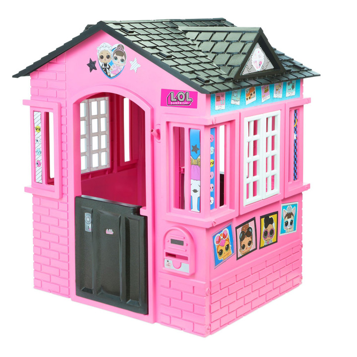 L.O.L. Surprise! Indoor & Outdoor Cottage Playhouse With Glitter, Great Gift for Kids Ages 4+
