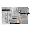 Wall Control 30-WRK-400GB Standard Workbench Metal Pegboard Tool Organizer, Gray/Black