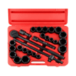 Neiko 3/4 Inch Drive Jumbo Master Impact Socket Set, 27 Pieces Shallow Socket Assortment