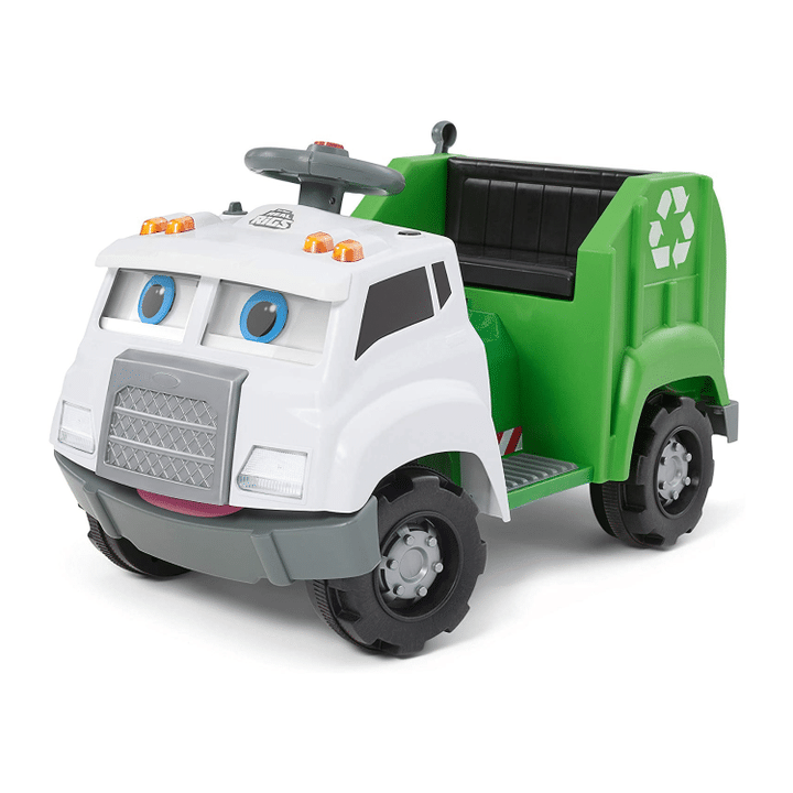Kid Trax Real Rigs Toddler Recycling Truck Interactive Ride On Toy