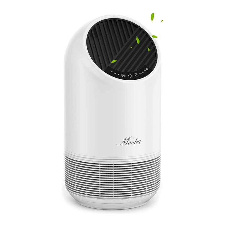Mooka True HEPA Air Purifier for Large Room Up to 323ft², Ozone Free Air Cleaner