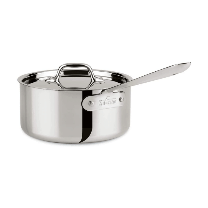 All-Clad 4203 Sauce Pan With Lid, 3 Quarts, Silver
