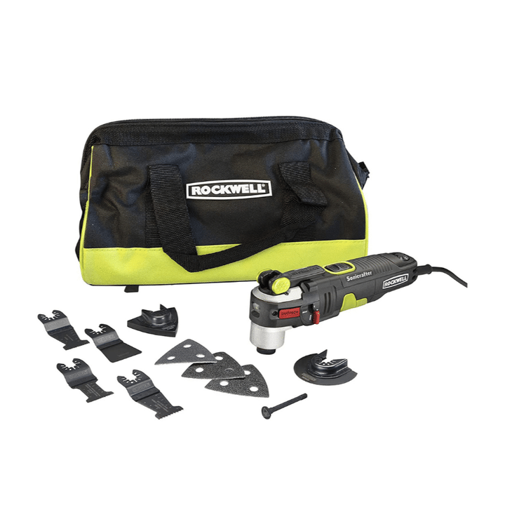 Rockwell F80 Sonicrafter 4.2 Amp Oscillating Multi-Tool With 9 Accessories And Carry Bag