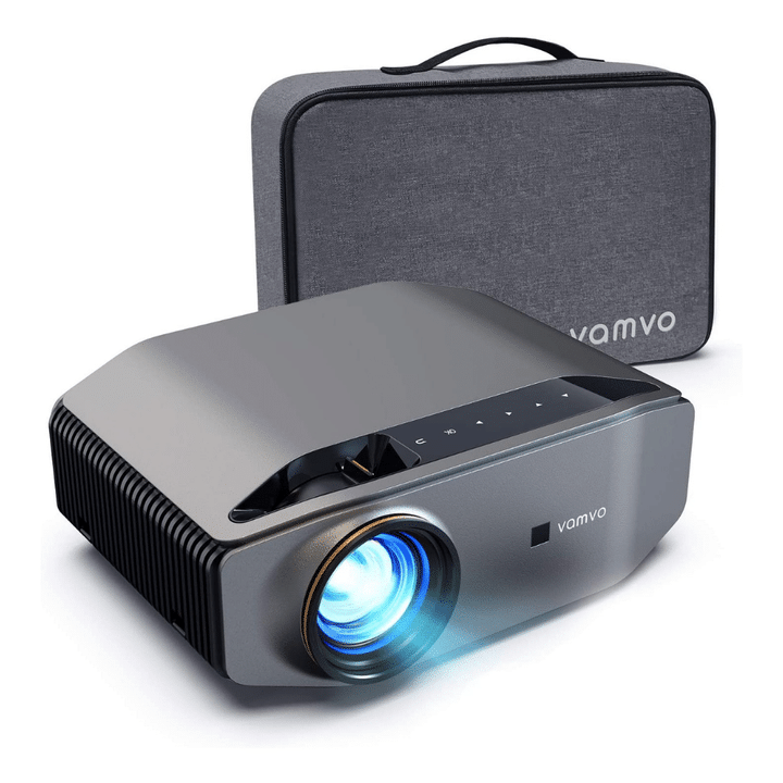 Vamvo L6200 1080P Full HD Video Projector With Max 300” Display, 5000 Lux