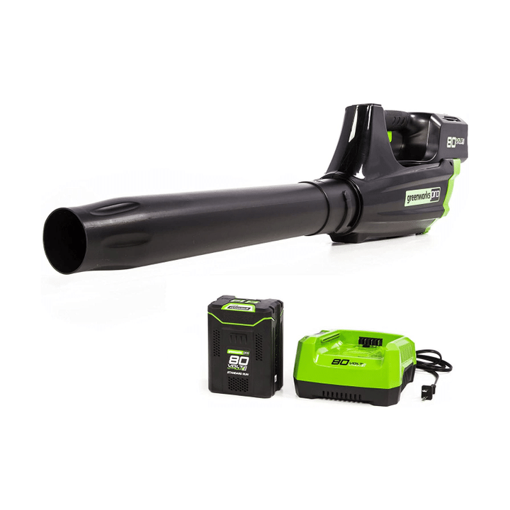 Greenworks Pro 80V Cordless Axial Leaf Blower, Battery And Charger Included