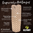 Klymit's Insulated Static V Luxe SL Outdoor Camping Sleeping Pad, 78x27 inches, Recon Beige