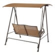 Mainstays 2 Person Canopy Steel Porch Swing - Tan