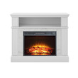 Mainstays Loring Media Fireplace for TVs up to 48", White