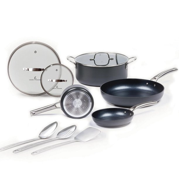 Emeril Lagasse Forever Pans Hard-Anodized Nonstick Pots and Pans, 10-pc. Cookware Set