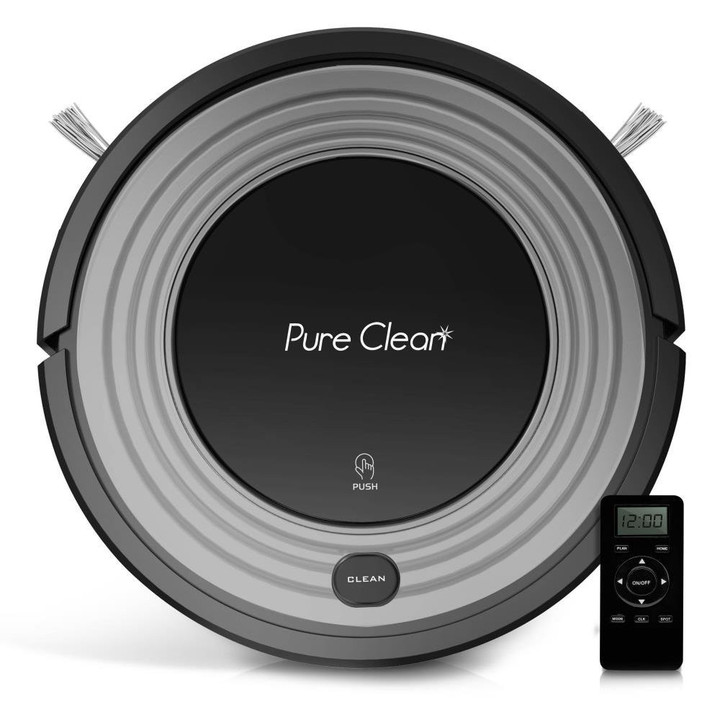 Pyle Pure Clean PUCRC96 Smart Robot Vacuum Automatic Floor Cleaner with Mop Sweep Dust & Vacuum Ability