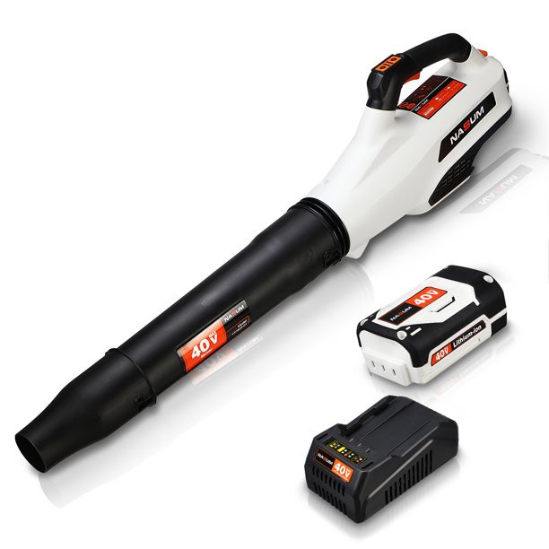 Nasum Leaf Blower Cordless, 40V Electric Leaf Blower With 4.0Ah Rechargeable Battery And Charger