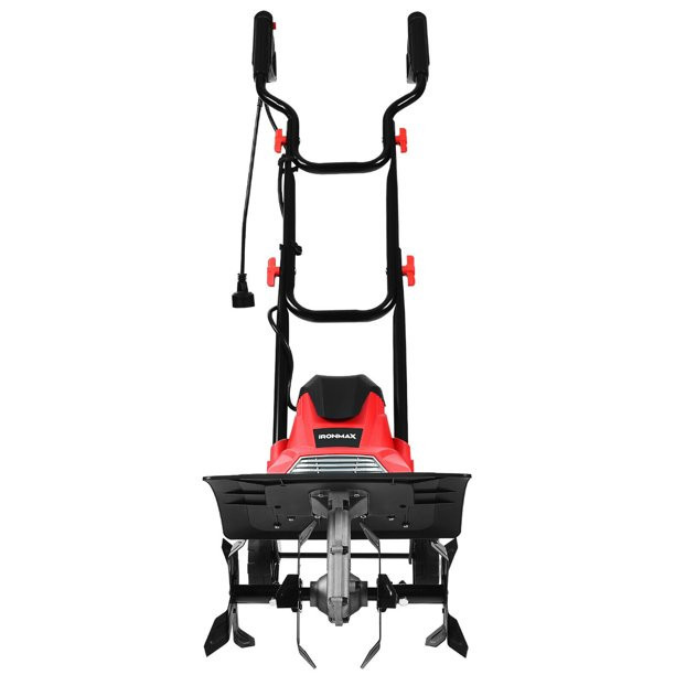 Gymax 14'' 10 Amp Corded Electric Tiller And Cultivator 9'' Tilling Depth, Red