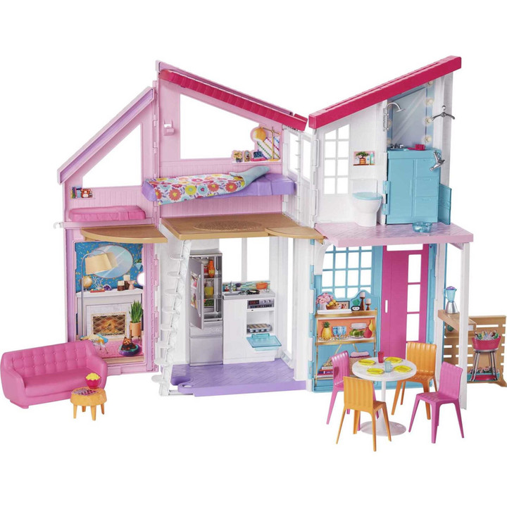 Barbie Estate Malibu House Playset with 25+ Themed Accessories