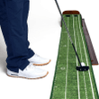 Perfect Practice Putting Green - Indoor Golf Putting Mat With 1/2 Hole Training