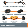 Worx WG170.3 20V Power Share GT Revolution 4.0Ah 12" Cordless String Trimmer