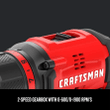 Craftsman V20 Cordless Drill Combo Kit, 2 Tool (CMCK210C2)