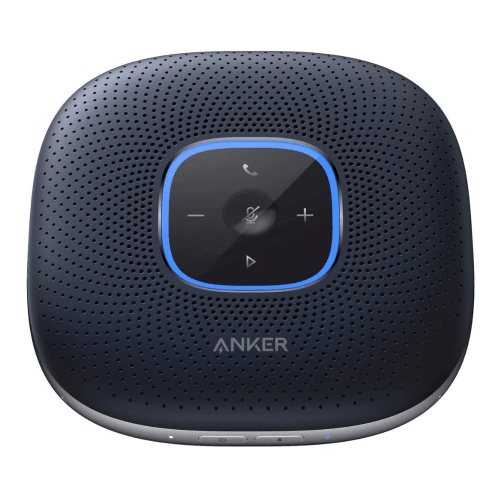 Anker PowerConf Bluetooth Speakerphone, 6 Mics, Enhanced Voice Pickup