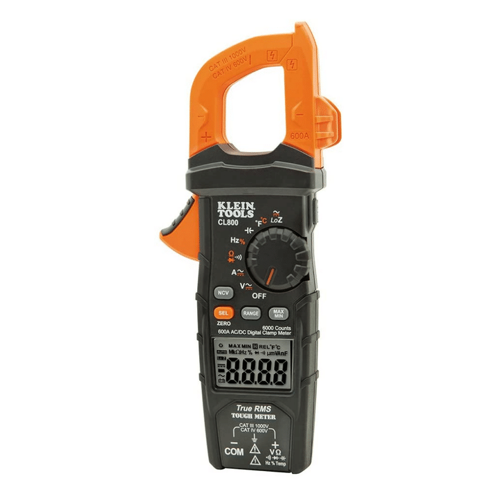 Klein Tools CL800 Electrical Tester, Digital Clamp Meter AC / DC, Auto-Ranging