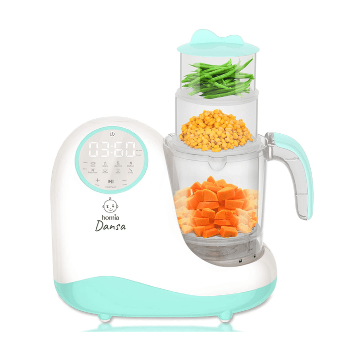 Homia Baby Food Maker Chopper Grinder, Mills And Steamer 8 In 1 Processor
