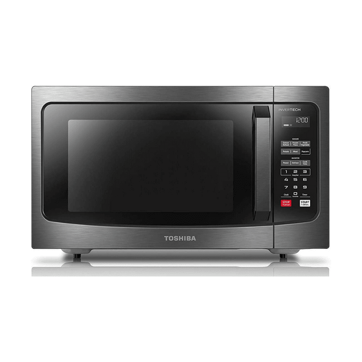 Toshiba Microwave Oven With Inverter Technology, LCD Display, Black Stainless Steel