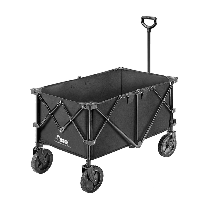 Vivohome Folding Outdoor Utility Wagon Patio Garden Cart 176 lbs Capacity