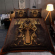 Anubis And Horus Wall Of Knowledge 3D All Over Print Quilt Bedding Set