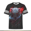 Viking Old Norse Wolf Of Ragnarok The Fenrir Ripped Out Design Personalized All Over Print T-Shirt