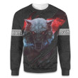 Viking Old Norse Wolf Of Ragnarok The Fenrir Ripped Out Design Personalized All Over Print Sweatshirt