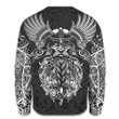 Viking Old Norse King Of Asgard Odin The All Father Tattoo Design All Over Print Sweatshirt