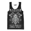 You Are Either On Side By My Side Or In My Fucking Way Choose Wisely Personalized All Over Print Tank Top