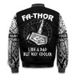 Viking Warrior Happy Father‘S Day Fathor Like A Dad But Way Cooler Personalized All Over Print Bomber