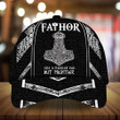 Viking Dad Fathor Like A Regular Dad But Mightier All Over Print Hat & Cap Father's Day Gift From Son And Daughter