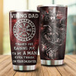 Viking Dad Thanks For Teaching Me To Be A Man Daughter All Over Print Tumbler