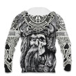 Viking Nordic Warior Art Careful Boy I'm Old For Good Reason Customized All Over Print Zip Hoodie