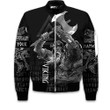 Viking Celtic Warrior Old Norse Tattoo Art With Axe Customized All Over Print Bomber