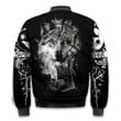 Viking Old Norse Wolf Of Odin And Vegvisir Art Customized All Over Print Bomber
