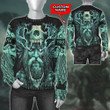 Viking Old Norse Odin The Allfather Valhalla Art Customized All Over Print Sweatshirt