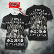 Viking I Took A Dna Test And Odin Is My Father Art Customized All Over Print T-Shirt