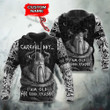 Viking Old Warrior Face I Am Old For A Good Reason Customized All Over Print Hoodie
