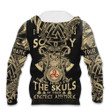 Viking Society Drinks From The Skulls Nordic Warrior Customized All Over Print Hoodie