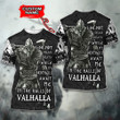 Viking Warrior I Do Not Fear Death Brothers In Valhalla Customized All Over Print T-Shirt