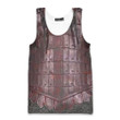 Viking Old Rusty Leather Nordic Armor Vegvisir All Over Print Tank Top