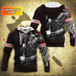 Viking Berserker Warrior With Axe Old Norse Symbol Customized All Over Print Hoodie