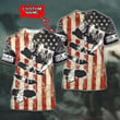 Us Flag Torn Out Viking Old Norse Axe Of America Customized All Over Print T-Shirt