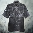 Viking Raven Of Odin Black Leather Pattern Armor All Over Print Hawaii