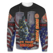 Patriot Day 343 Fallen Heroes Never Forget Firefighter 9.11 Customized All Over Print Sweatshirt