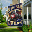 Patriot Day 21st Anniversary 343 Firefighter Heroes Flag