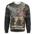 Patriot Day Never Forget Fdny 9.11 God Hug Twin Towers Customized All Over Print Sweatshirt